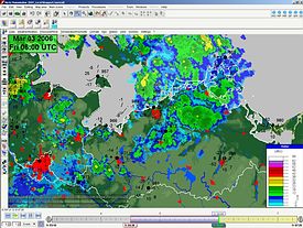 Combined Map of Radar and Surface data